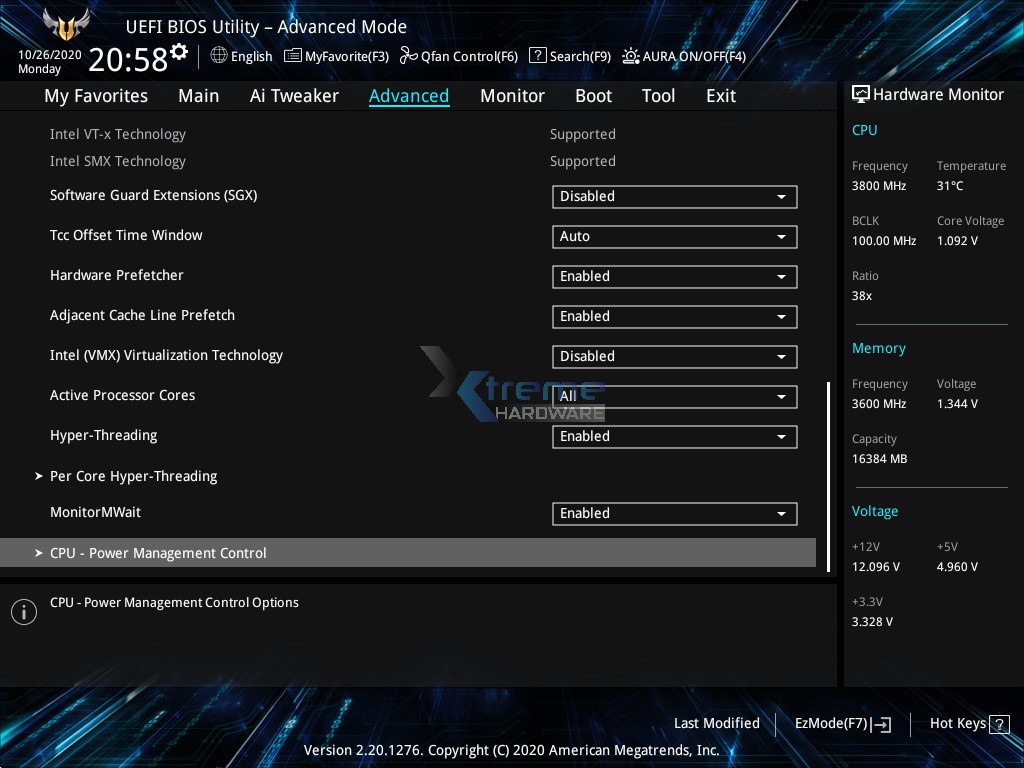 ASUS TUF Gaming Z490 Plus WiFi BIOS 12 9f9c3