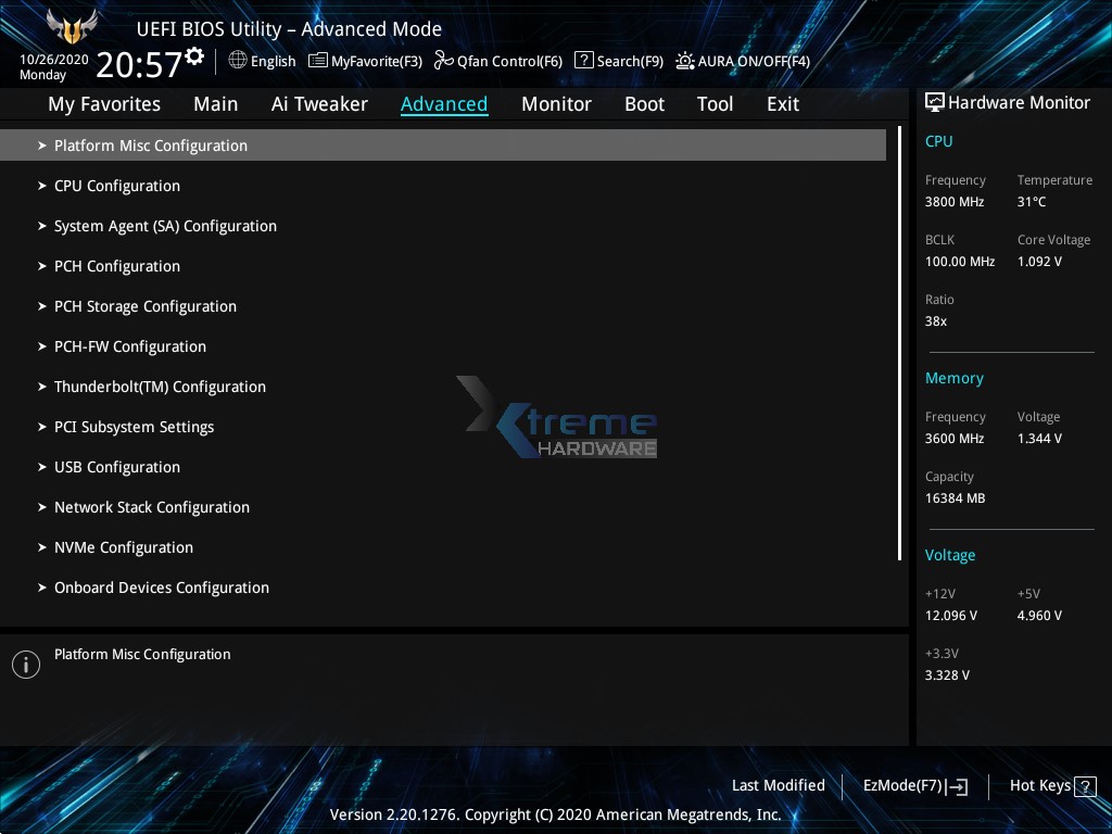 ASUS TUF Gaming Z490 Plus WiFi BIOS 6 dbc64